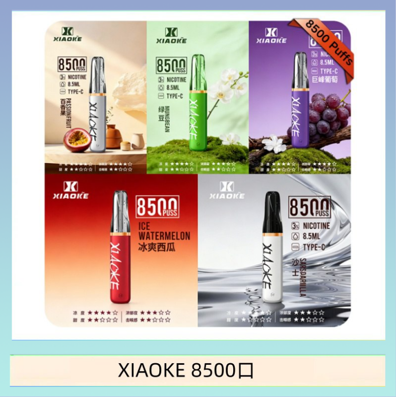 XIAOKE8500口 梟客XIAOKE一次性電子菸拋棄式8500口